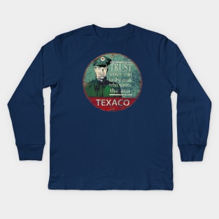 Texaco 1 Kids Long Sleeve T-Shirt